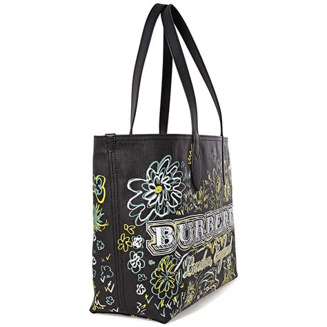 40675911 burberry|Burberry Reversible Flower Doodle Canvas Tote .